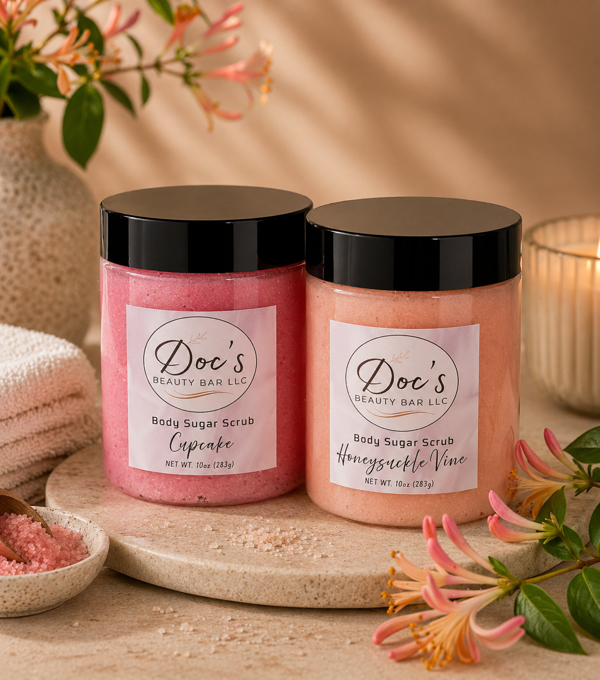 Sugar Scrub Gift Set- Regular Size(2-Pack)