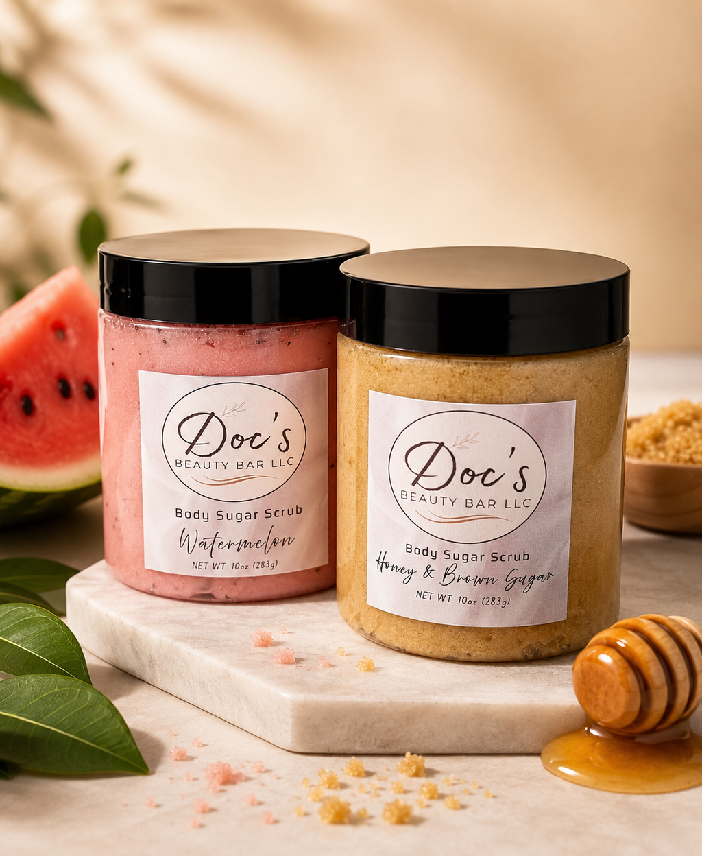 Sugar Scrub Gift Set- Regular Size(2-Pack)