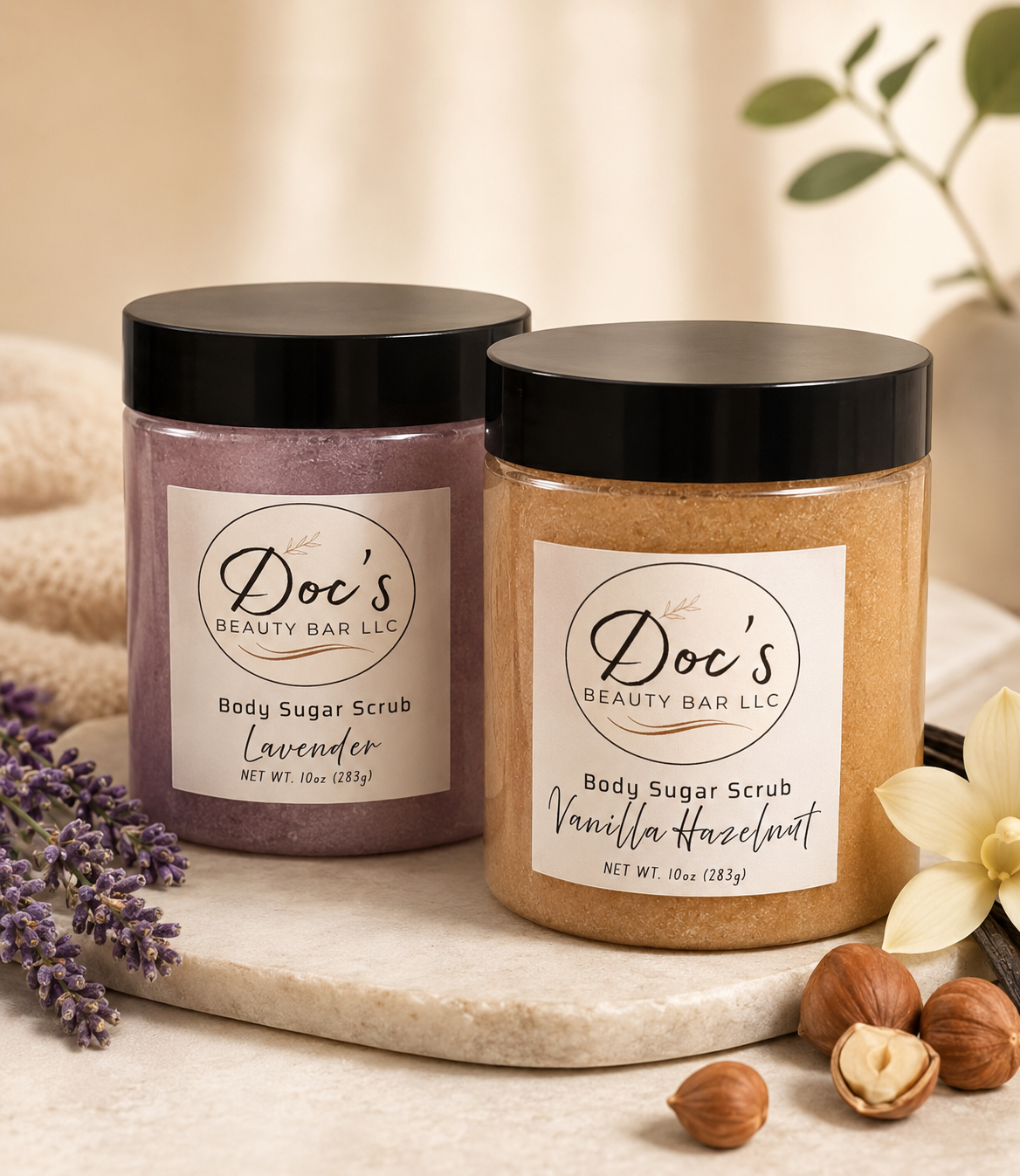 Sugar Scrub Gift Set- Regular Size(2-Pack)