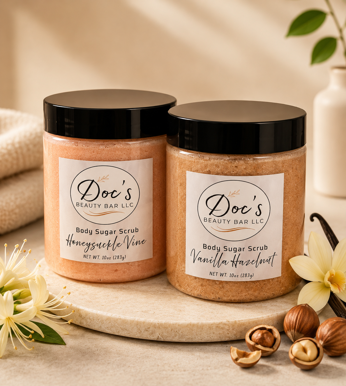 Sugar Scrub Gift Set- Regular Size(2-Pack)