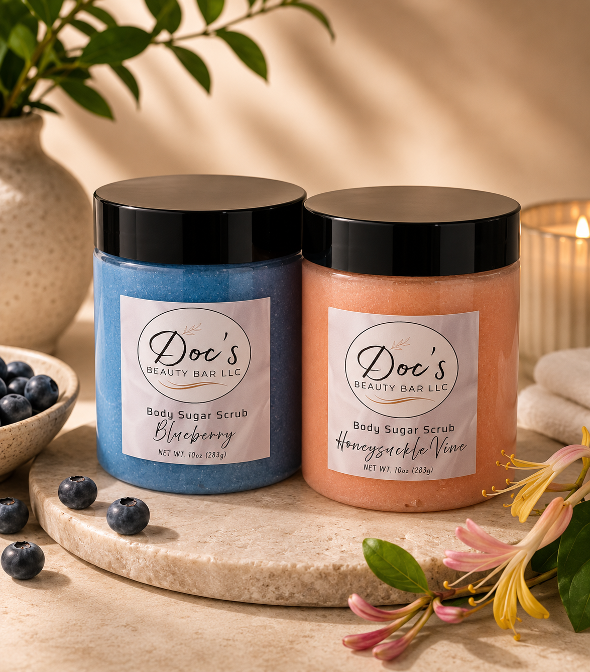 Sugar Scrub Gift Set- Regular Size(2-Pack)