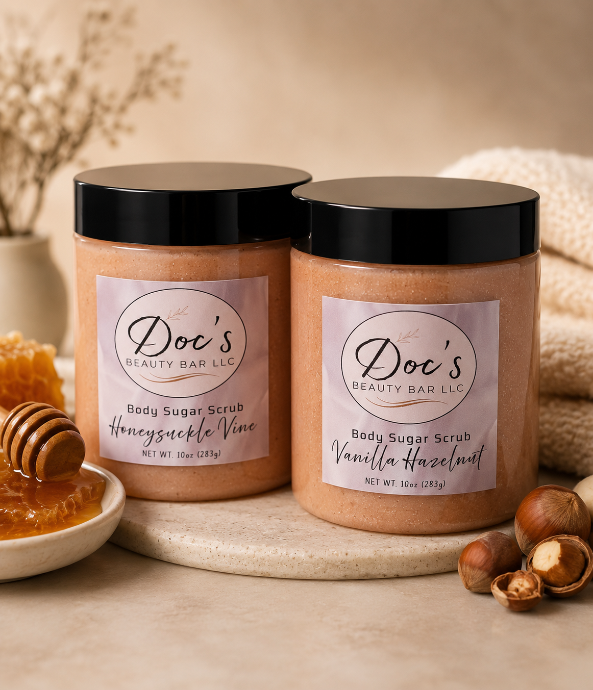 Sugar Scrub Gift Set- Regular Size(2-Pack)