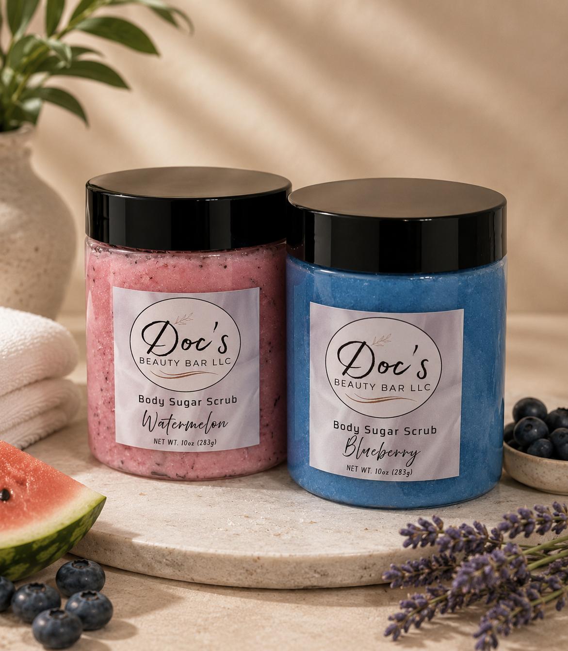 Sugar Scrub Gift Set- Regular Size(2-Pack)