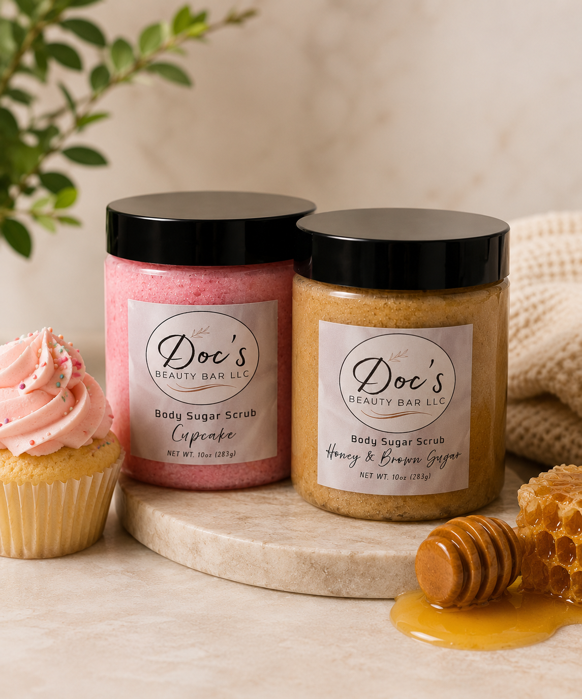 Sugar Scrub Gift Set- Regular Size(2-Pack)