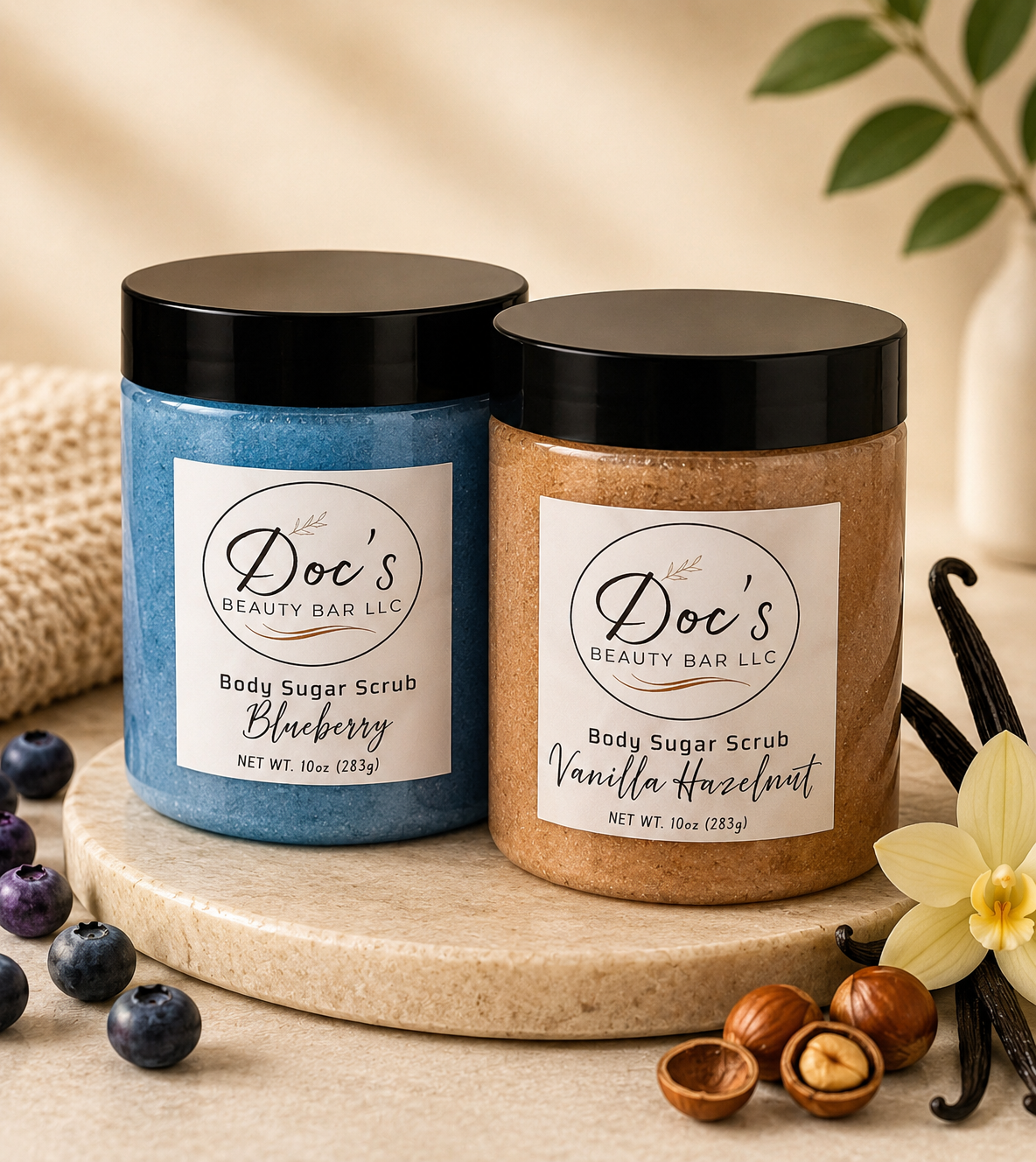 Sugar Scrub Gift Set- Regular Size(2-Pack)